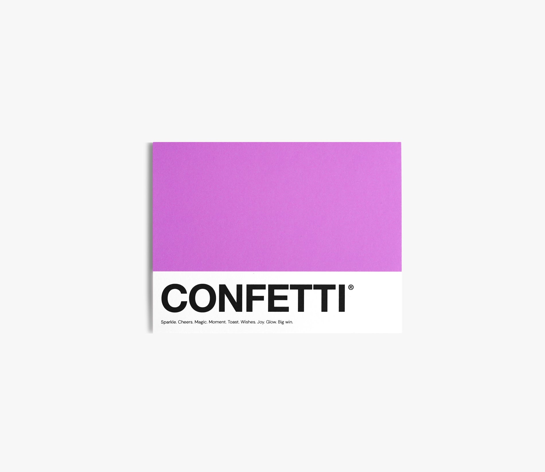 Confetti - Pantone-inspired greeting card in magenta and hot pink — vibrant and playful, perfect for celebrations, birthdays and anniversaries