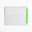 green braille Greeting Card saying get well soon