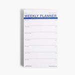 WEEKLY PLANNER Notepad - Blue (undated) Scribbles & Paper