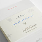Chunky Notepad - off-white Scribbles & Paper