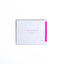 BEST WISHES - Braille Greeting Card Scribbles & Paper in pink