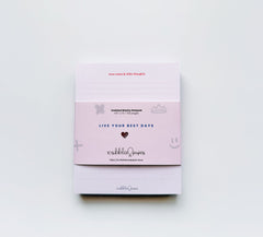 Chunky Notepad - Pink Scribbles and Paper