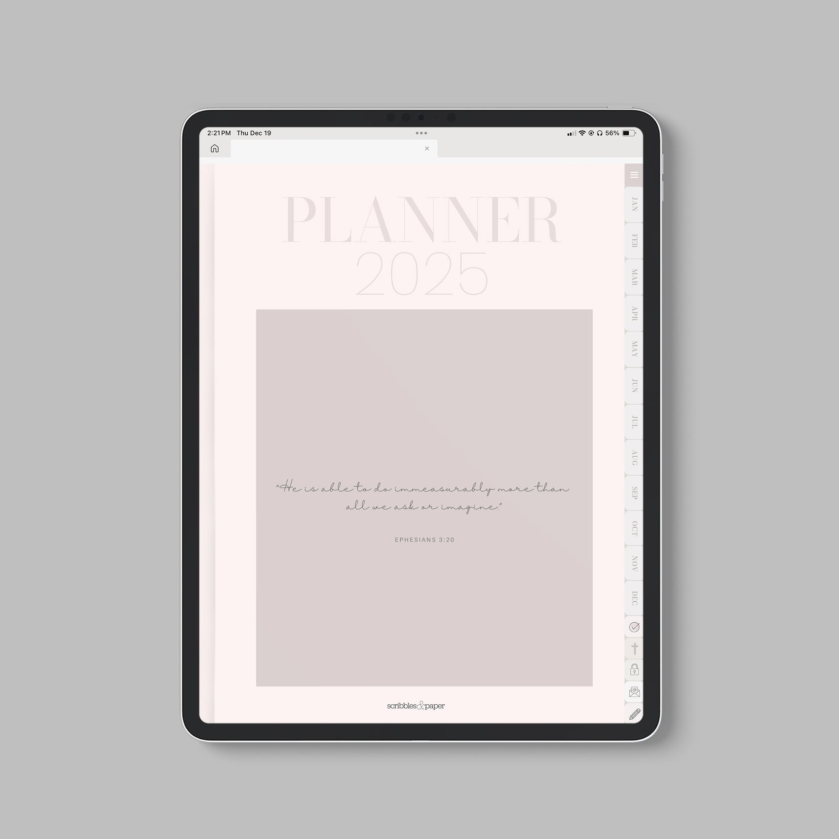 2025 E 3:20 All-In-One Faith Planner: Purpose & Productivity