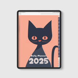 2025 Pippin Digital Planner: Stay Organized & Inspired with Cute Cat Charm