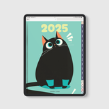 2025 Mochi Digital Planner: Cute Cat-Inspired Organization