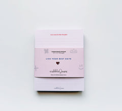 Chunky Notepad - Pink Scribbles and Paper